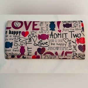 Relic "Good Vibe" trifold ladies Wallet - lots of storage